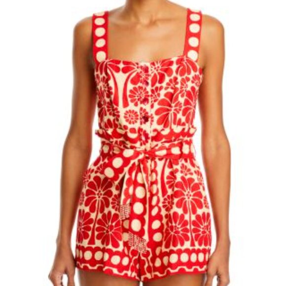 FARM Rio Pants - Farm Rio Palermo Romper Sz Medium